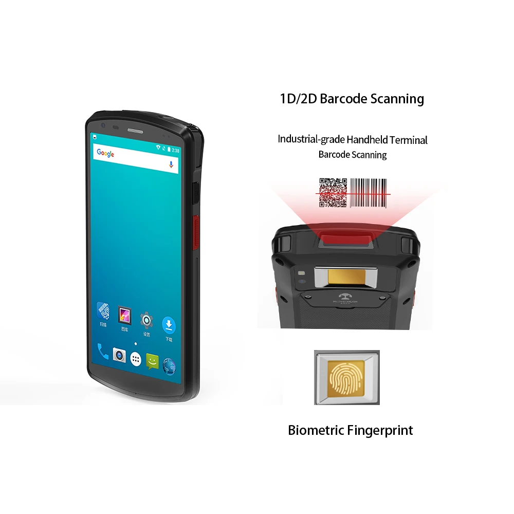 

BloveDream S80 Pda NFC Android Fingerprint Data Collector Rugged Industrial Terminal Handheld 1D 2D QR Barcode Scanner