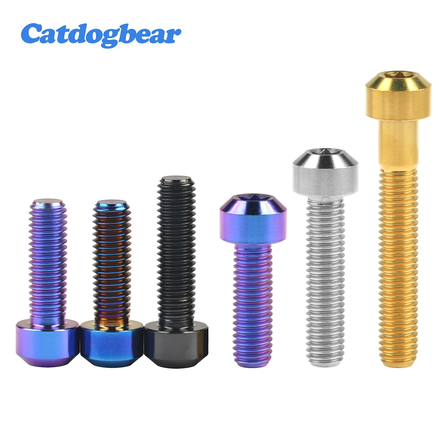 4 шт., титановые болты M8x10 15 20 25 30 35 40 45 50 мм Torx T40