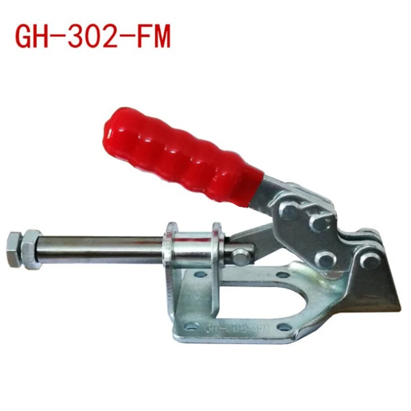 

Toggle Clamp Galvanized Iron 160kg 300lbs Holding Capacity 32mm Stroke Push Pull Action Hand Tool M4YD