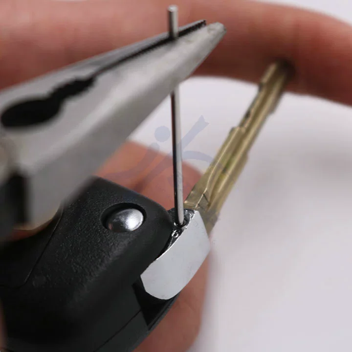 

10pcs x Solid retrieval pin needle Remove tool for car folding key remote control Shell φ 1.5mm x 40mm