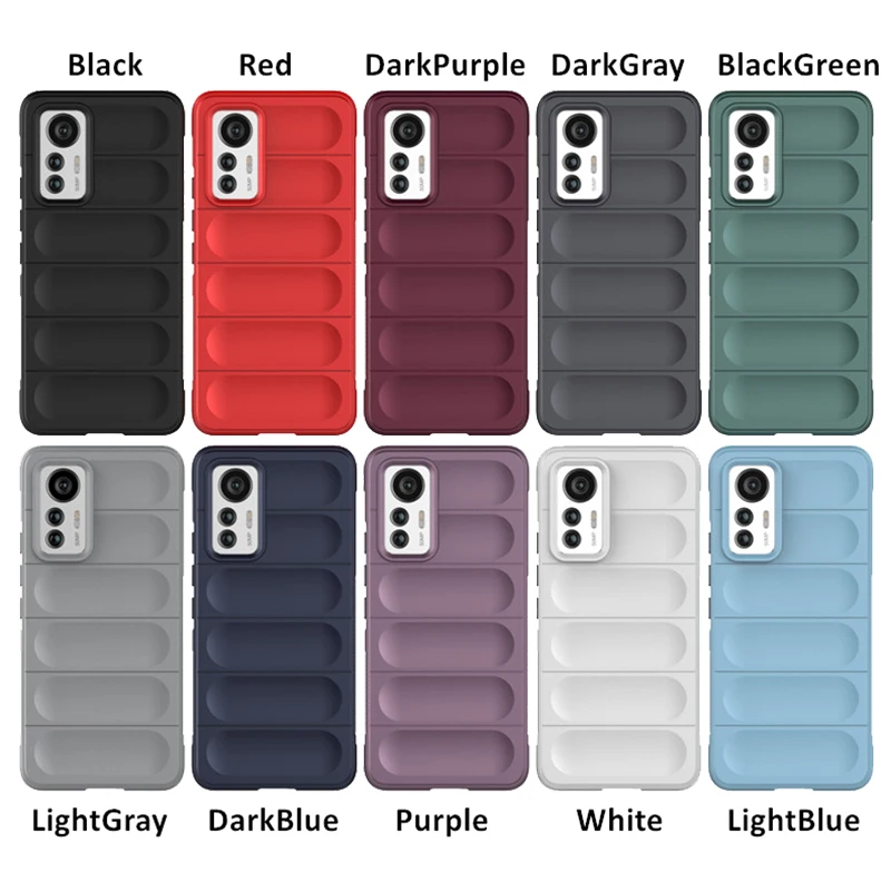 Для Xiaomi 12 Lite Чехол 6 55 дюйма Противоударный резиновый силиконовый бампер для Mi 12S