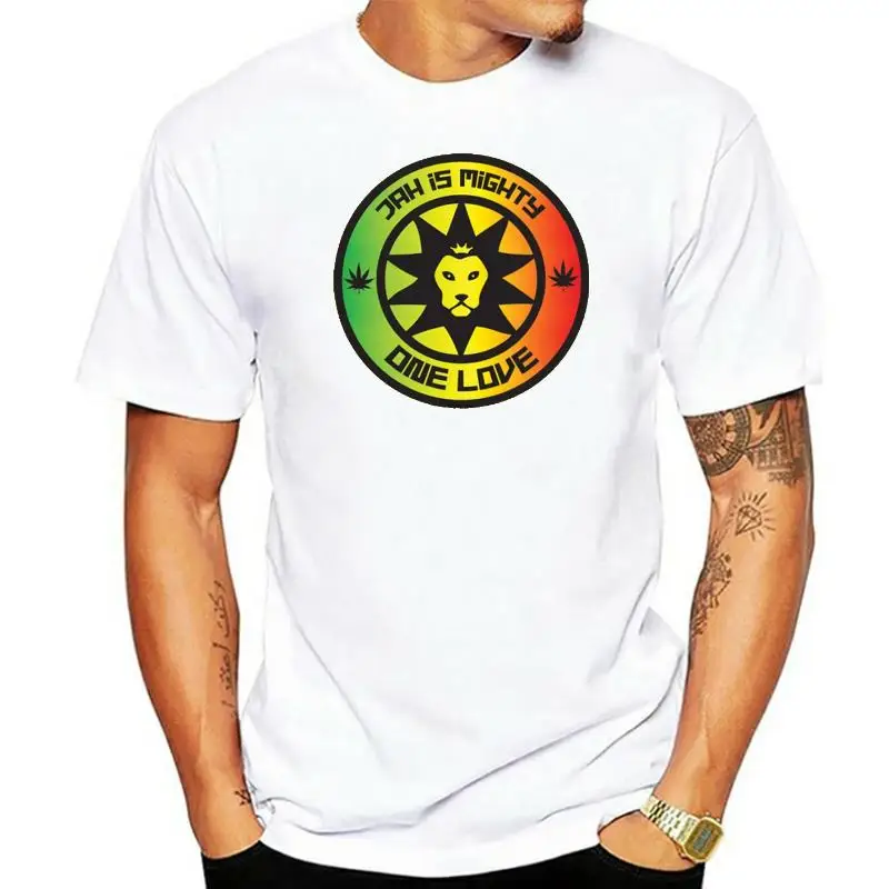 

Женская футболка Jah is Mighty Reggae, Мужская футболка