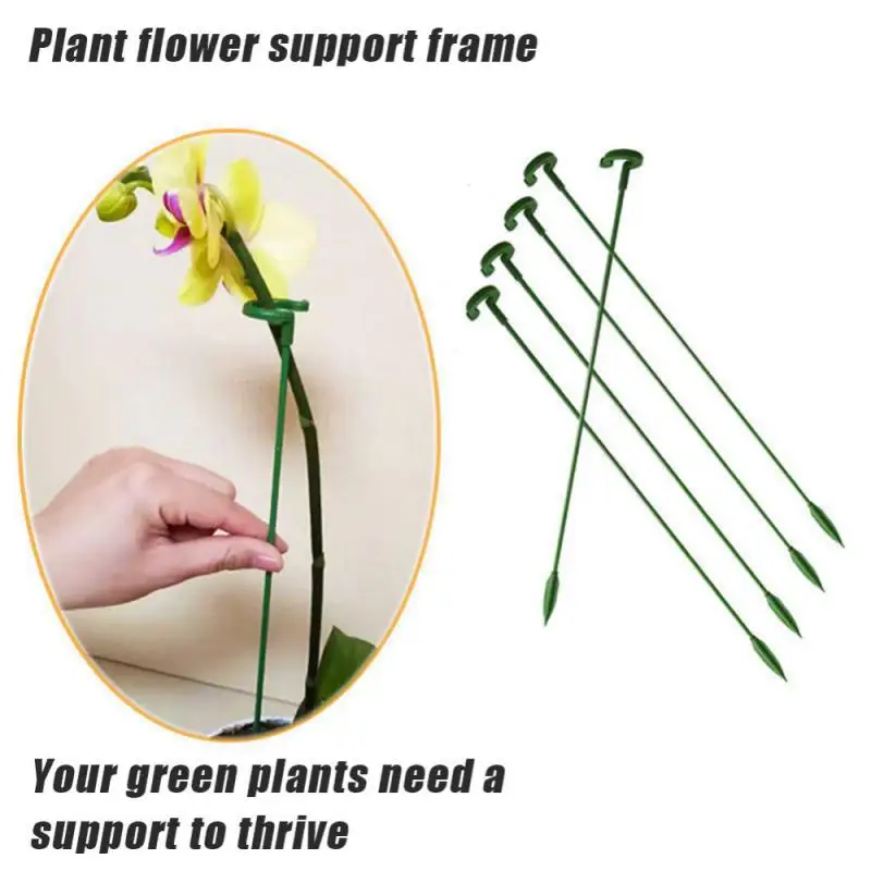 Garden Plant Support Cage Plie Flower Stand Holder Plastic Semicircle Green House Orchard Fixing Rod Gardening Bonsai Tool