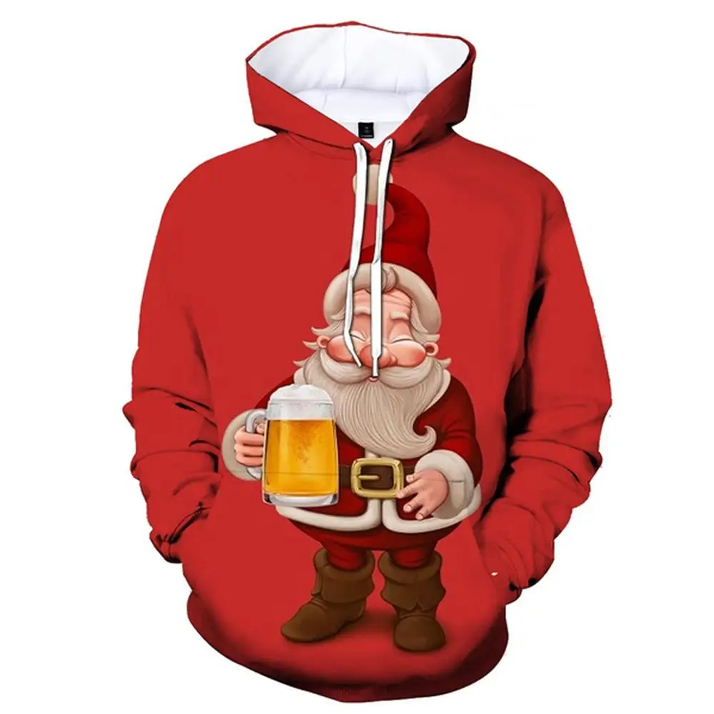 

Christmas Sweatshirt Unisex Couple 3D-printed Hoodie Shirt Pullover Sweatshirt