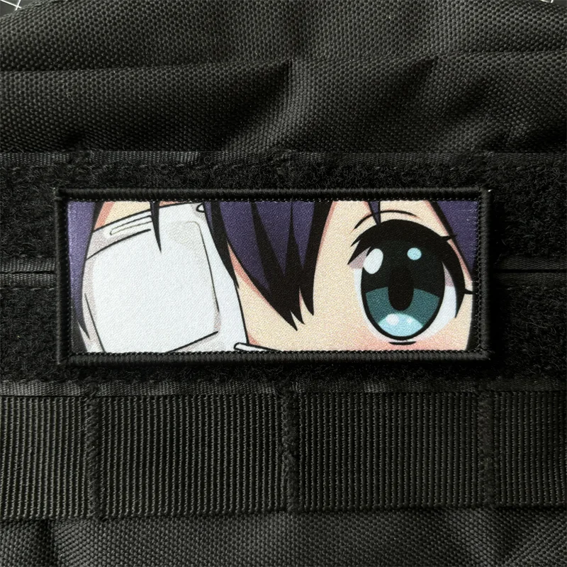 Фото Love Chunibyo и другие бредовые подвижные знаки для морального духа Аниме Девушки глаза нашивки с крючками и петлями №3