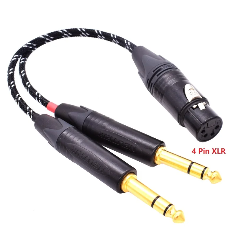 Фото Brooklyn dac Brooklyn dual 6,35/6,5 to 4,4 XLR female mm наушники адаптер баланса cable 2,5 №2