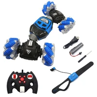 4wd rc stunt car watch gesture control sensor deformable electric rc drift car transformer car toy for boy with led light