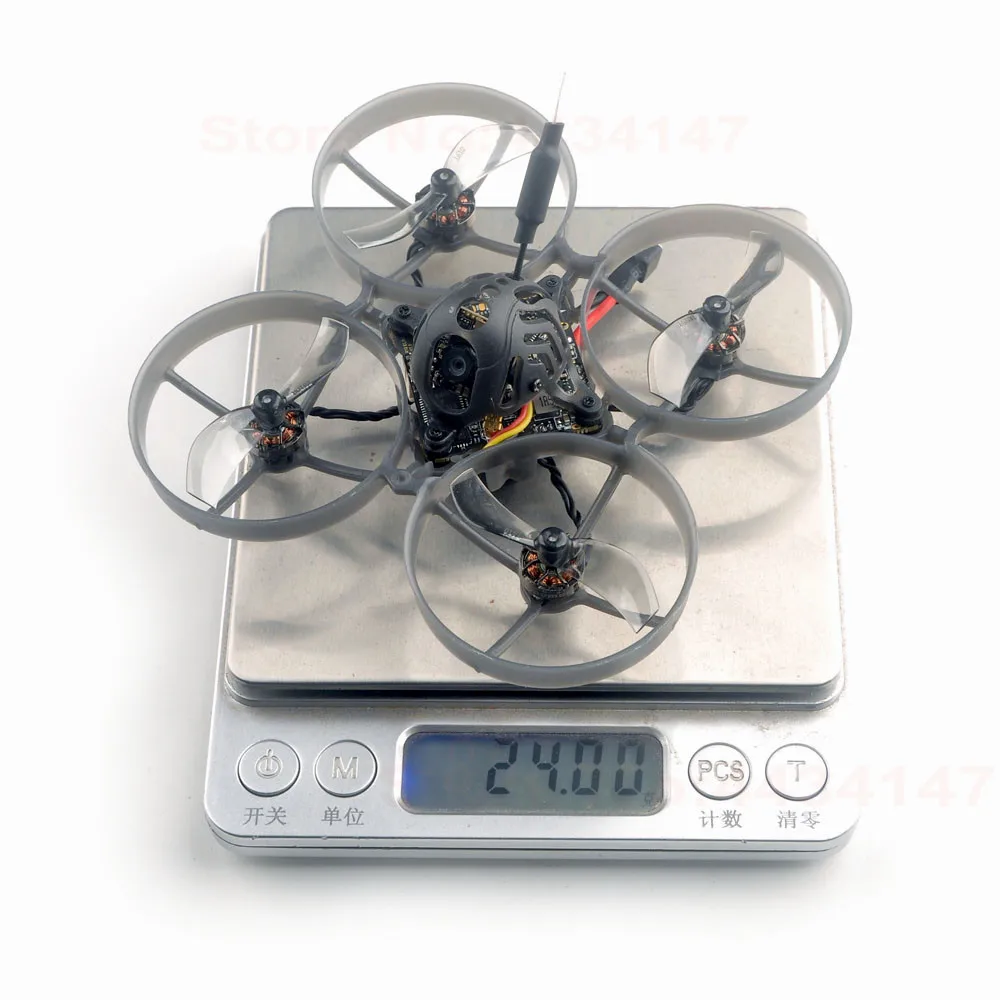 HappyModel Mobula7 1S X12 5 в 1 AIO FC ELRS V2.0 BLHELIS 12A OPENVTX 400 МВт Runcam Nano3 RS0802 KV20000 75 мм FPV Tinywhoop |