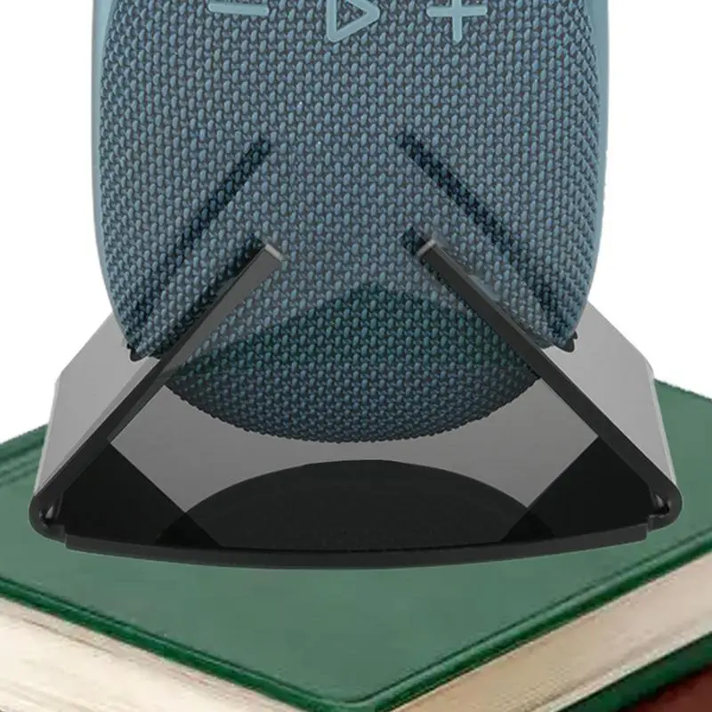 Arc Shape Speaker Holder For JBL Cilp 3/4 Smart Speaker Stand Acrylic Desktop Speaker Rack Holder Speaker Riser Vertical Holders