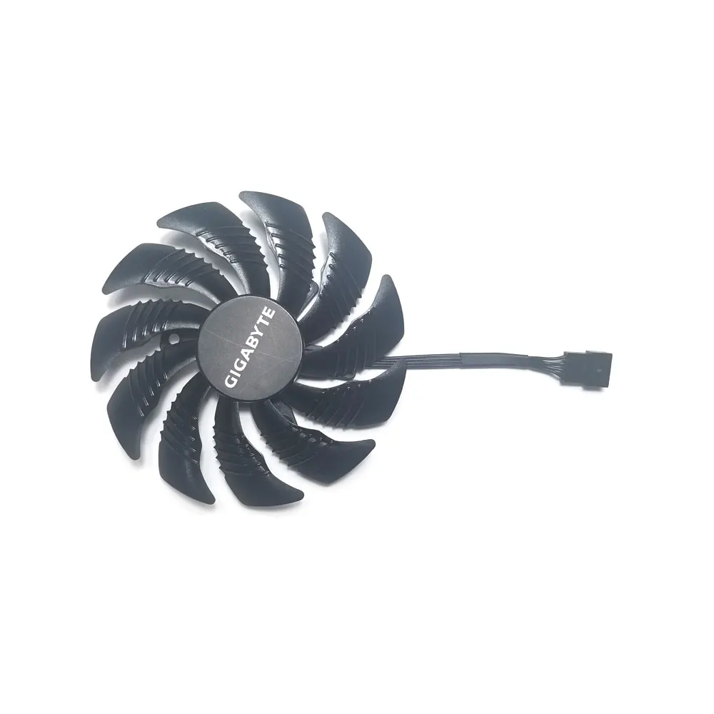Кулер для видеокарты Gigabyte AORUS Radeon RX 570 580 4G охлаждающий вентилятор 4 контакта 87 мм
