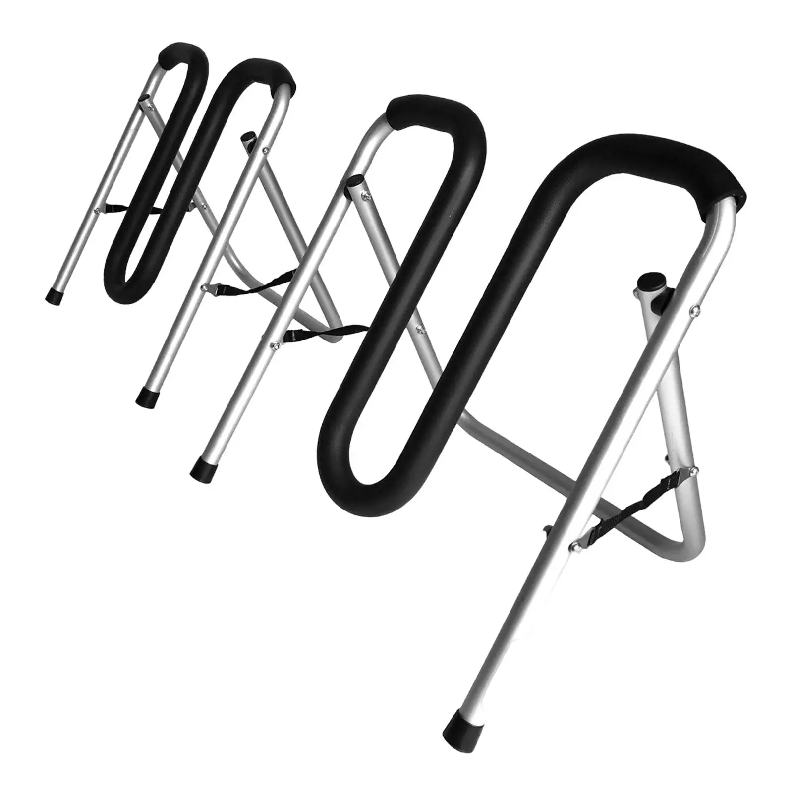

Foldable Surf Board Rack Skateboard Storage Display Stand Foam Protector Holds Longboards and Shortboards Surfboard Stand