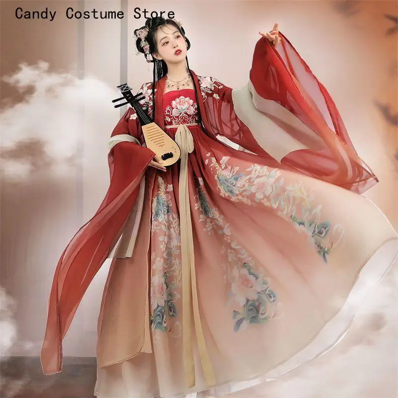 Рисунок 5 - Hanfu синие и красные наборы для