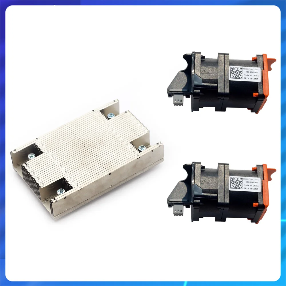 Оригинальный комплект кулеров для Dell Poweredge R630 H1M29 0H1M29, кулер для охлаждения процессора сервера F1YN7 14VG6 0F1YN7 014VG6