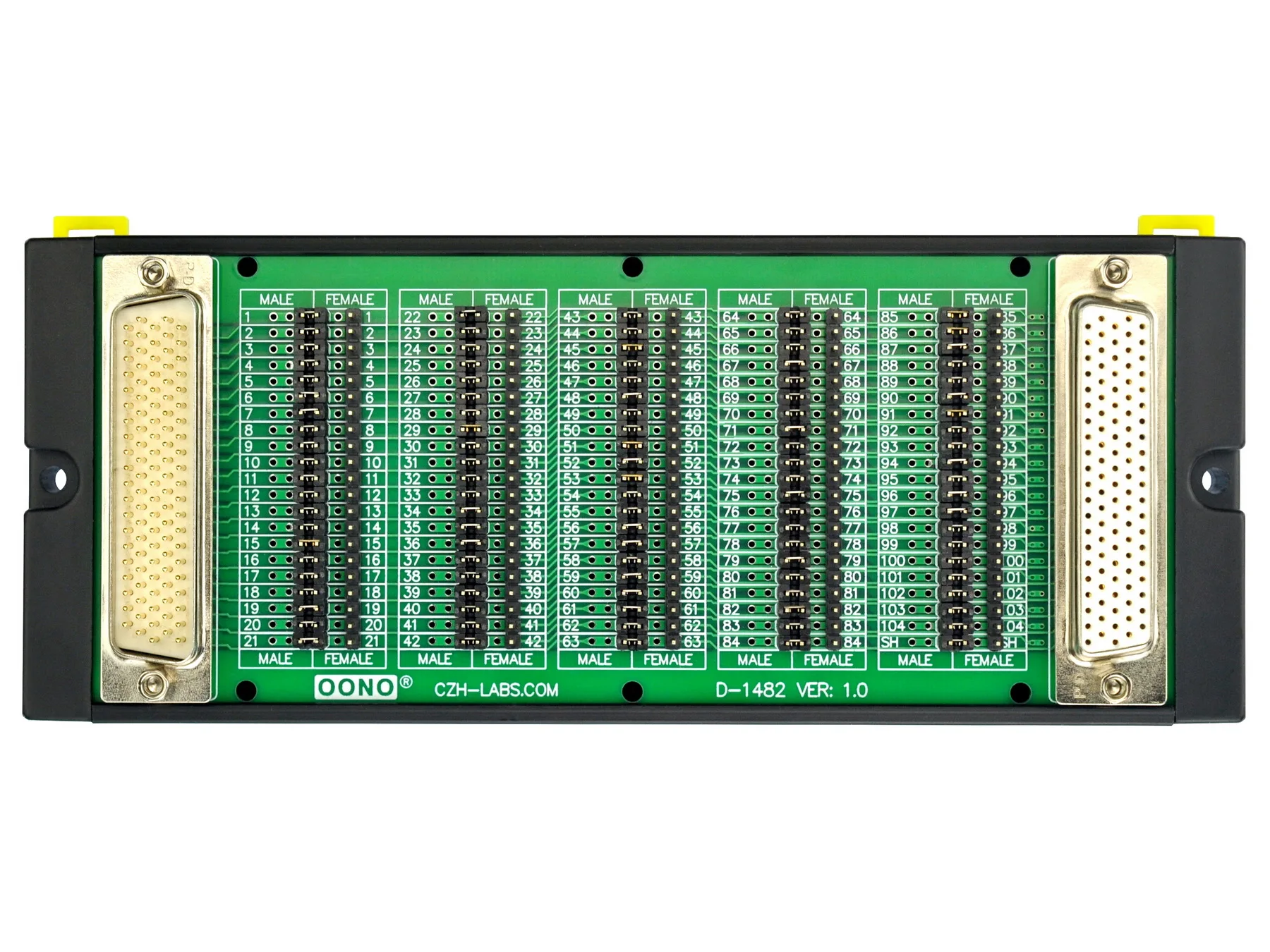 

DB104HD DSUB 104-Pin Diagnostic Test Breakout Board