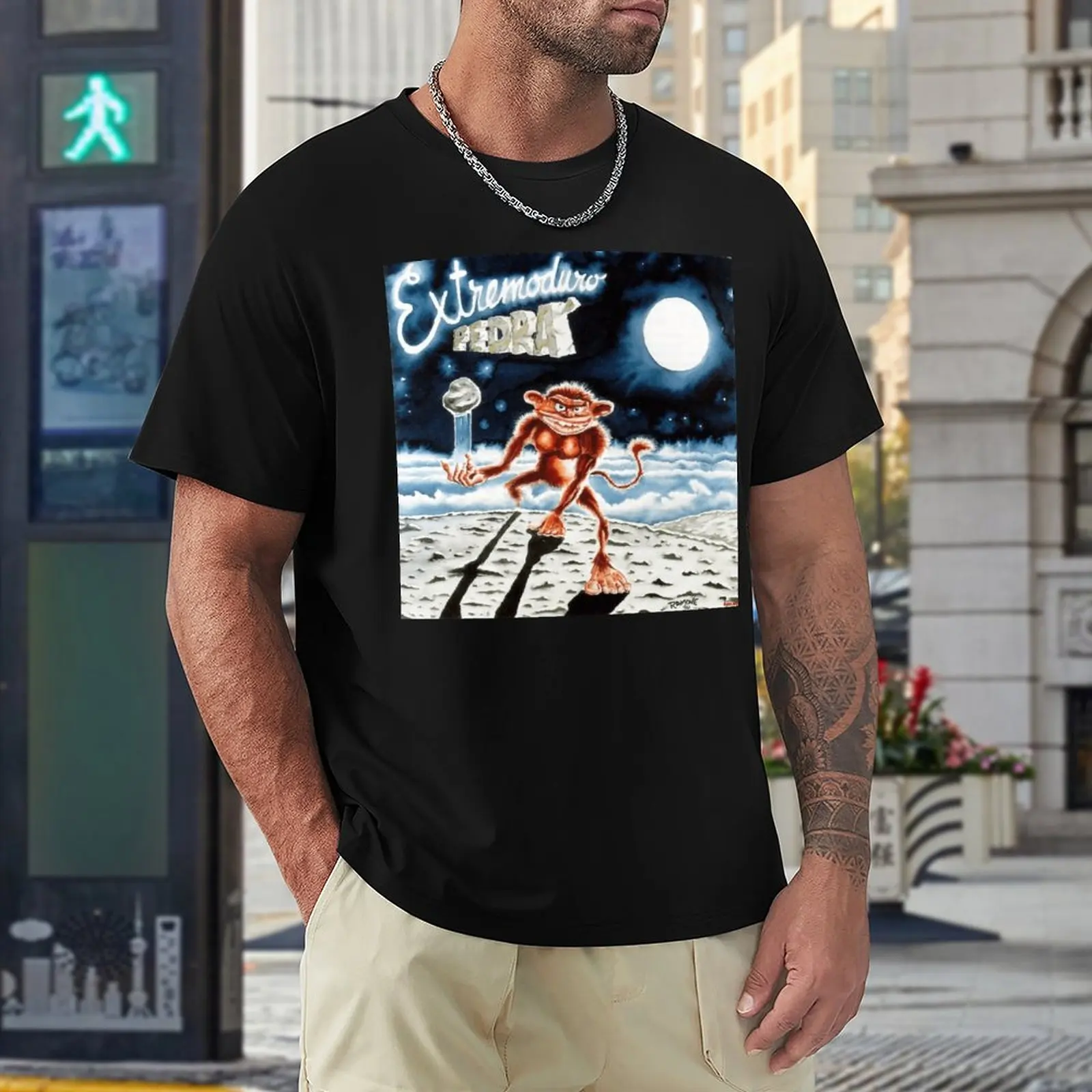 

Novelty Extremoduro-Pedra-Delantera Por Ramone Top Tee Vintage Travel USA Size
