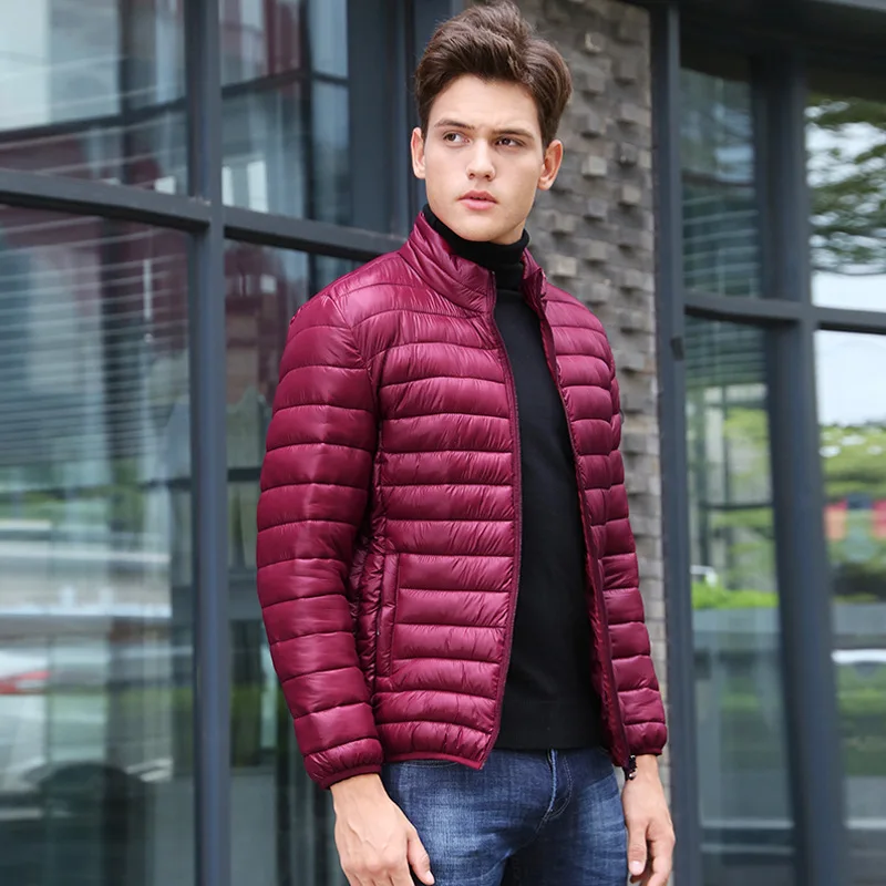 Fashion Parkas Male Thick Winter Overcoat Men's Casual Jacket Warm Windbreaker 2022 Classic Windproof Man Light Parkas Jacket