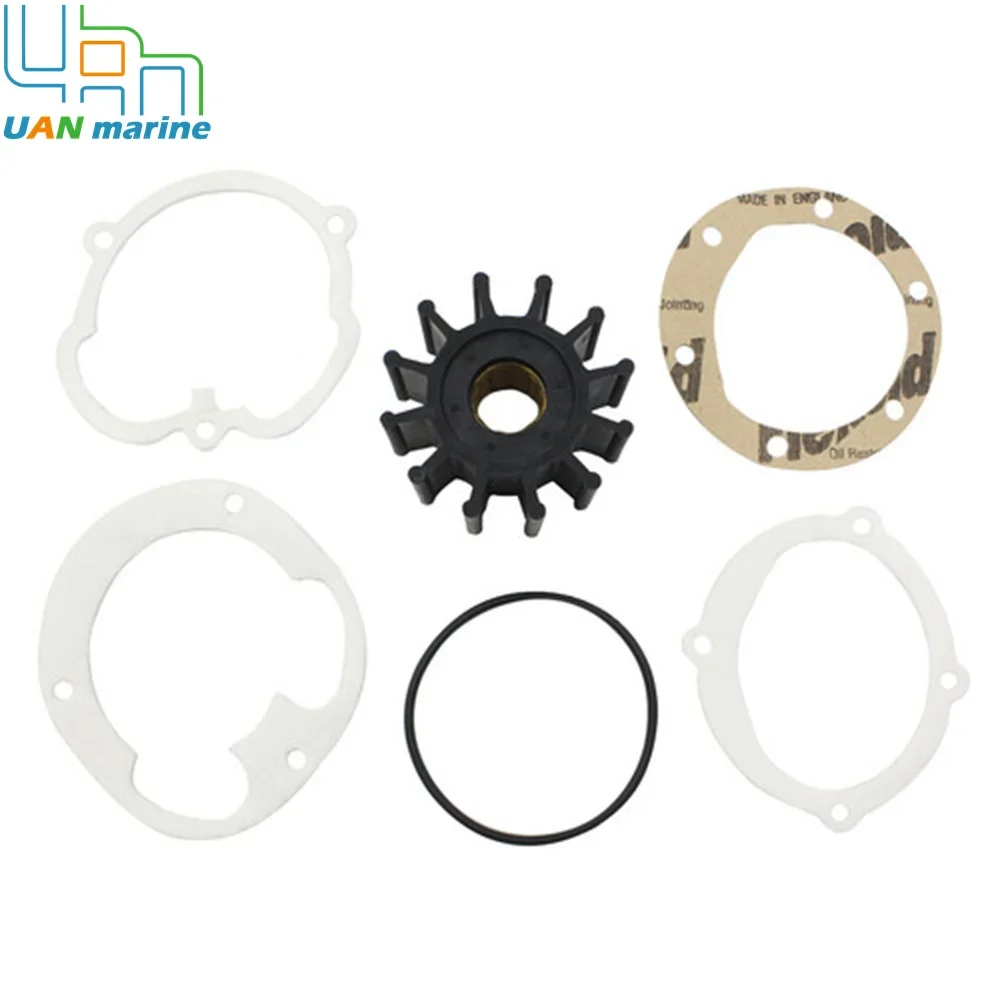 Гибкая крыльчатка насоса охлаждающей воды для Johnson 9-1027B 09-1027B9 Jabsco 1210-0003 3085-0003 18-3020