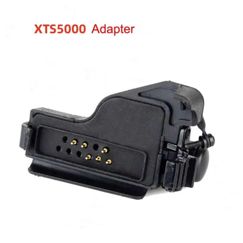 Audio Adapter for Motorola Radios XTS5000 XTS3000 HT1000 MTS2000 to VISAR 3.5mm Threaded Plug Type Jack 2Pin Headset Port