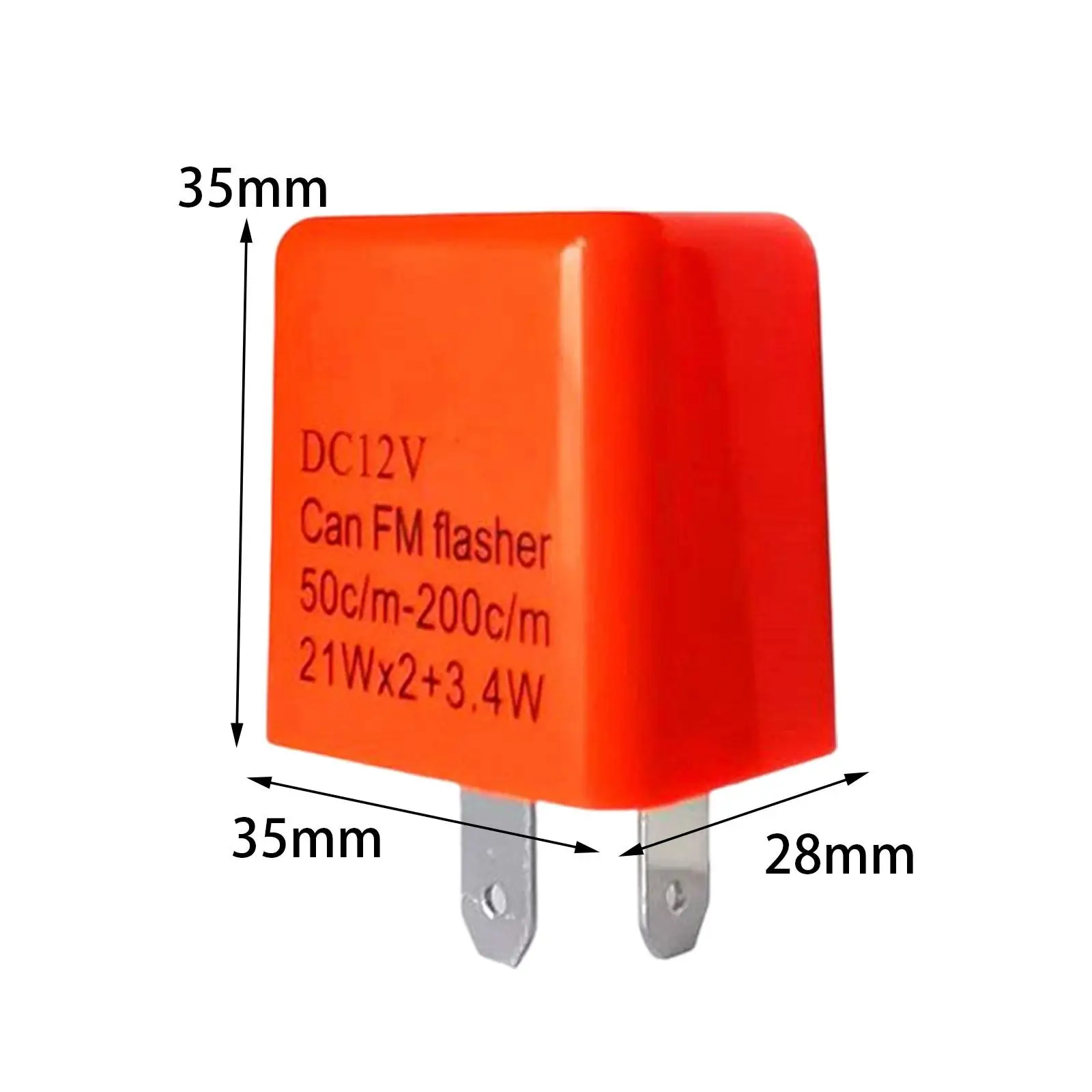 4 шт. 2-контактное 12 В светодиодное мигающее реле мигалки Plug and Play автомобильное