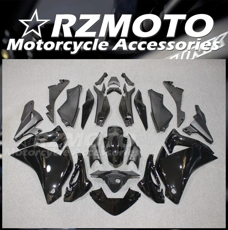 

New ABS Motorcycle Fairings Kit Fit For HONDA CBR250R 2011 2012 2013 2014 11 12 13 14 Bodywork Set Custom Black Glossy