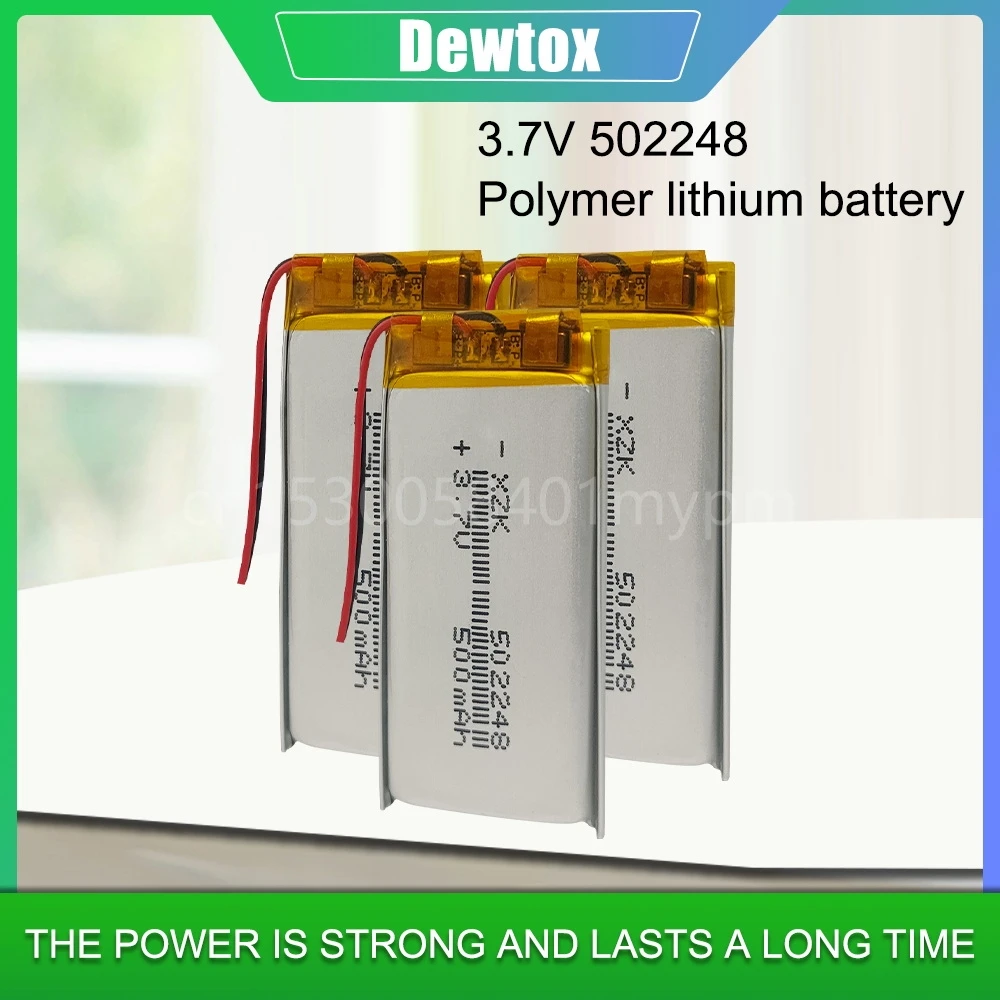 

Литий-полимерная аккумуляторная батарея 502248 500 мАч 3,7 в для GPS MP3 MP4 PDA DVD LED Light гарнитура и динамики с Bluetooth 052248