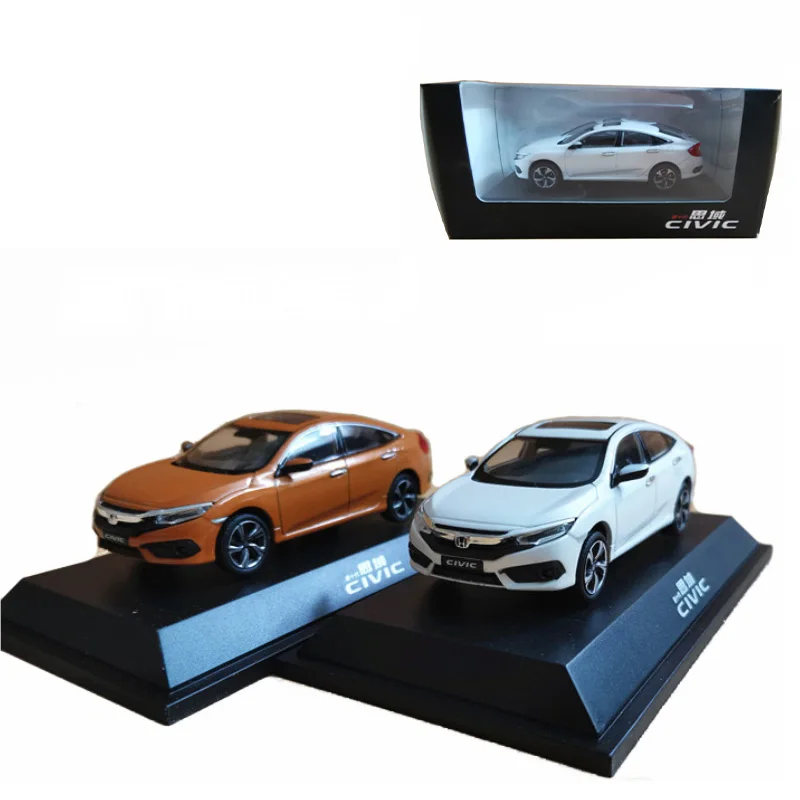 

Литые модели автомобилей, масштаб 1/43, HONDA CIVIC 2016, десятая, Civic, модель автомобиля из сплава, Коллекционная модель для взрослых, дисплей, подарк...