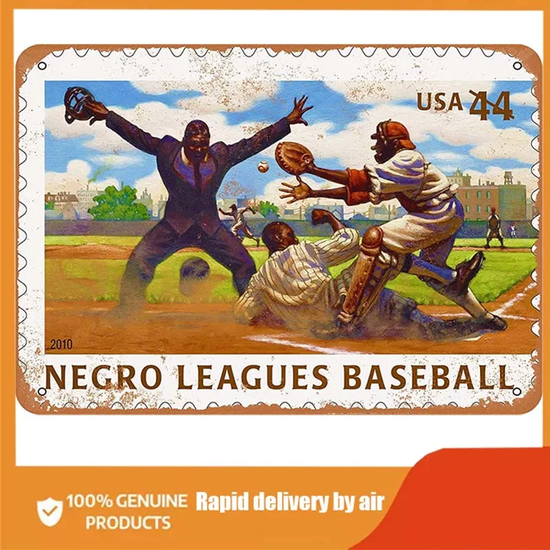 

Treasun США черная почтовая Лига Бейсбол 2 12X8 дюймов Ретро металлический жестяной знак-винтажный художественный плакат табличка уличный Декор
