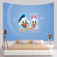disney frozen wall tapestry mickey minnie wall tapestry blanket for home decration 3d print art wall decor kids room