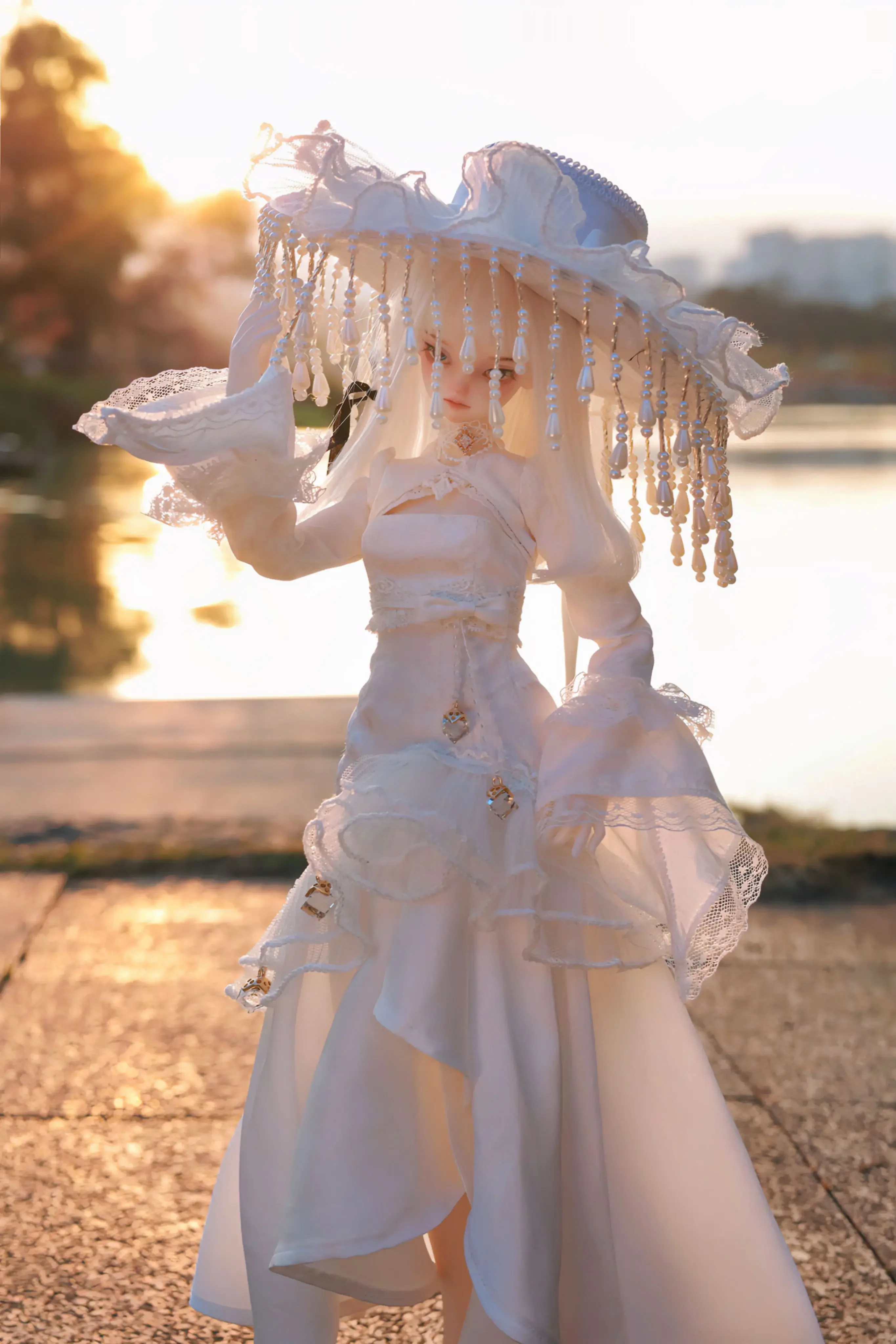 [Выражение отрезов] Юбка без человека вдова розы женская одежда в европейском