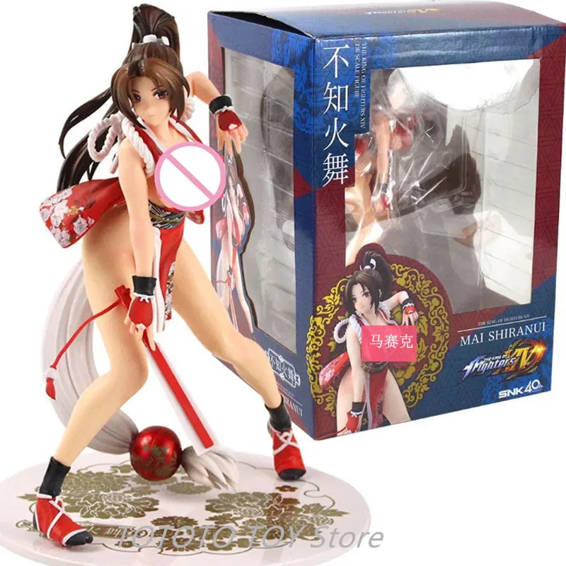 

The King of Fighters Mai Shiranui Action Figure Fatal Fury Game Character KOF Sexy Beauty Model Toy Birthday Gift