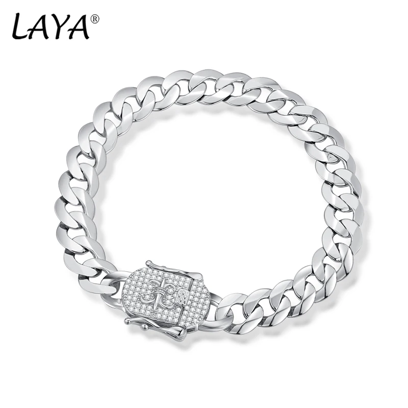 LAYA 2022 новый модный мужской браслет с кубинской цепочкой классический