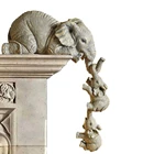 3 шт., подвесные фигурки слонов и мам, 2 младенца