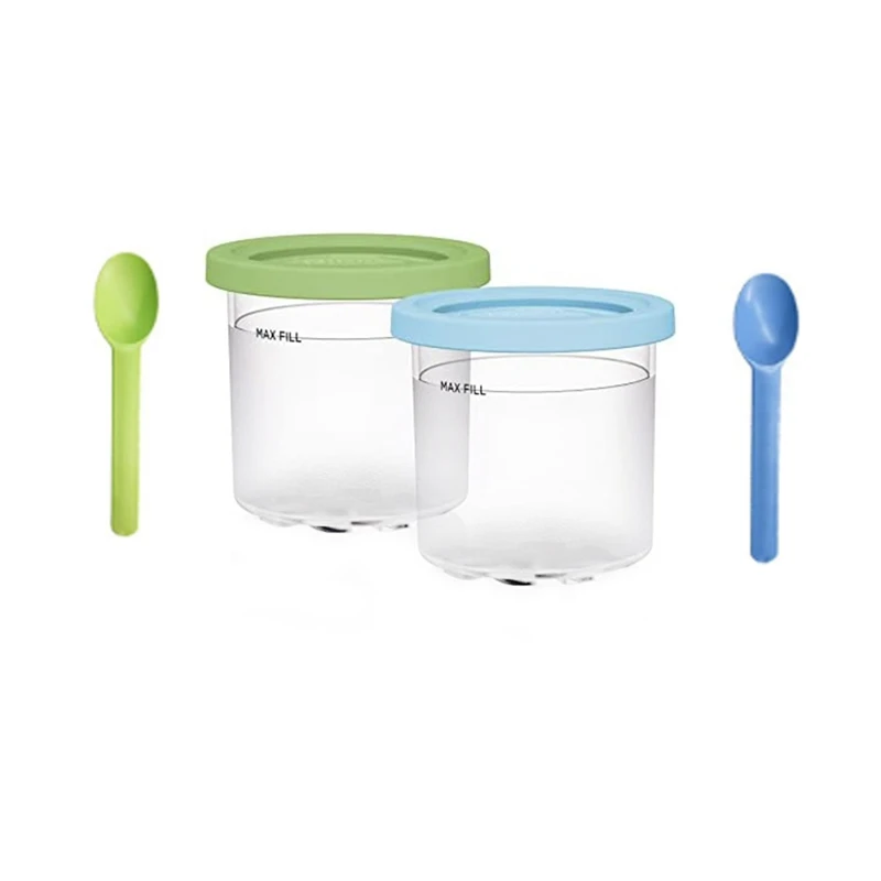 

For Ninja XSKPLID2CD 2Pack Compatible With NC299AMZ And NC300S Series Cream Ice Cream Makers 1 Pint