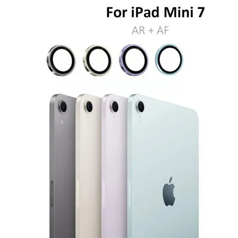 Защитное кольцо для стекла камеры AR + AF для iPad 10 2022 Air 6 5 4 iPad Pro 12,9 11 Mini 6 7, крышка из закаленного стекла для задней камеры