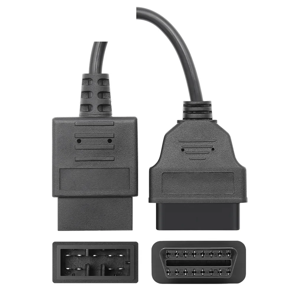 10 шт. 9-контактный кабель OBD1 к Obd2 16-контактный Диагностического Интерфейса