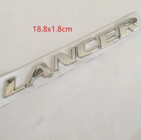 1 шт. LANCER L200 EVOLUTION PAJERO OUTLANDER Автомобильная буква Задняя эмблема значок наклейка стикер Стайлинг автомобильные аксессуары