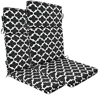 

Уличные подушки для стула с высокой спинкой, набор из 2 мягких складных стульев красного цвета с имитацией кирпича для макияжа