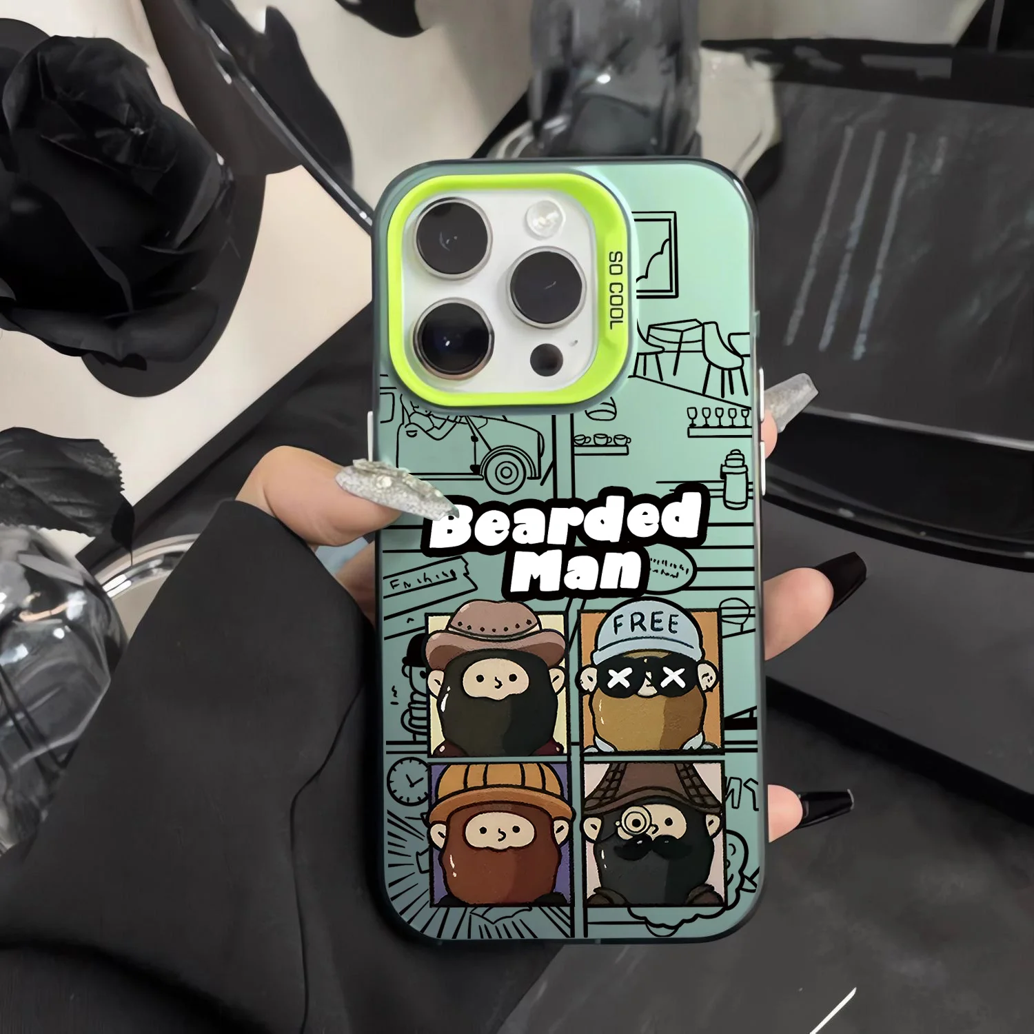 Чехол для телефона COOl Personality Bearded man Huawei Honor 200 90 X6b X7a X9a X5 X8a X9b X7b 70 nova 11 10 4G 5G матовая