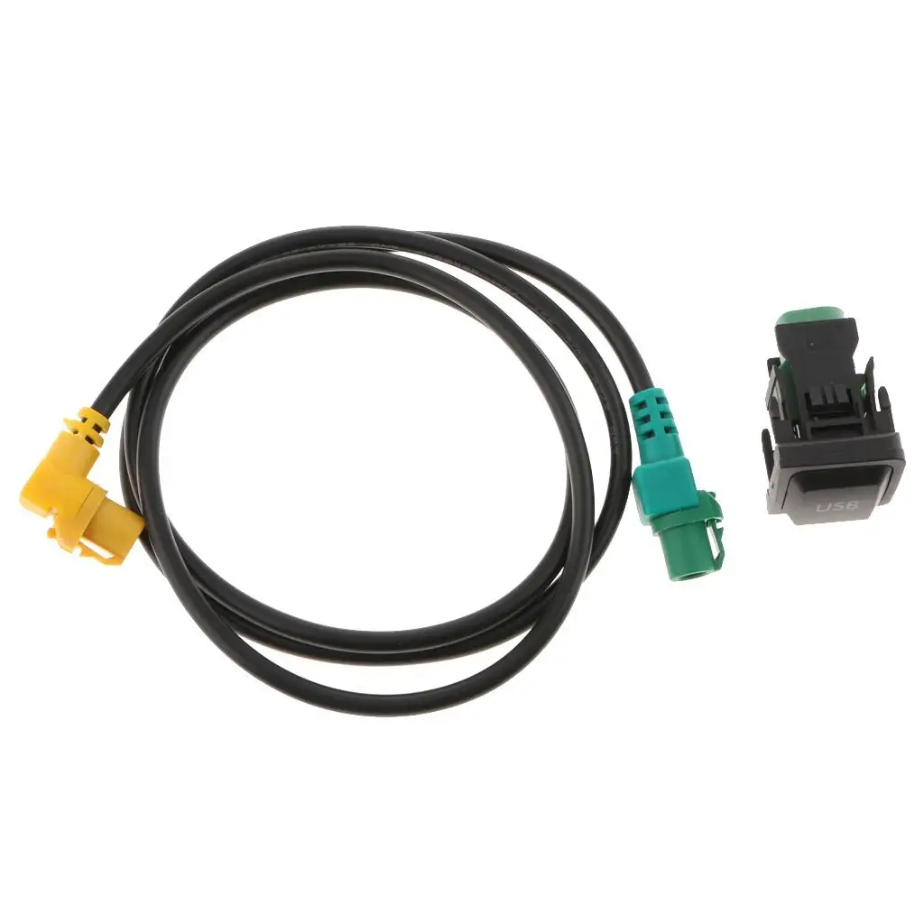 Разъем интерфейса переключателя USB + жгут проводов для VW Golf MK6 Jetta MK5 RCD 510 |