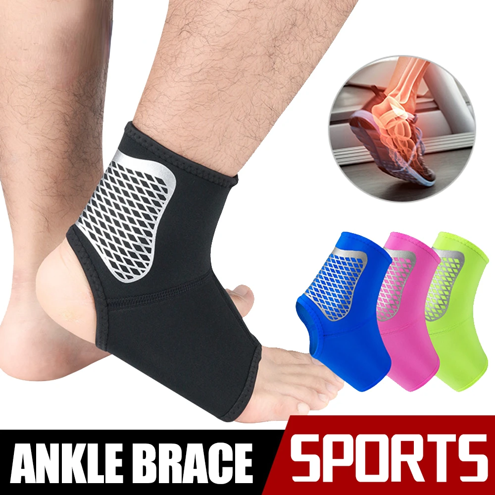 

2PC Protective Football Ankle Support Basketball Ankle Brace Compression Strap Achilles Tendon Brace Sprain Protect Foot Bandage