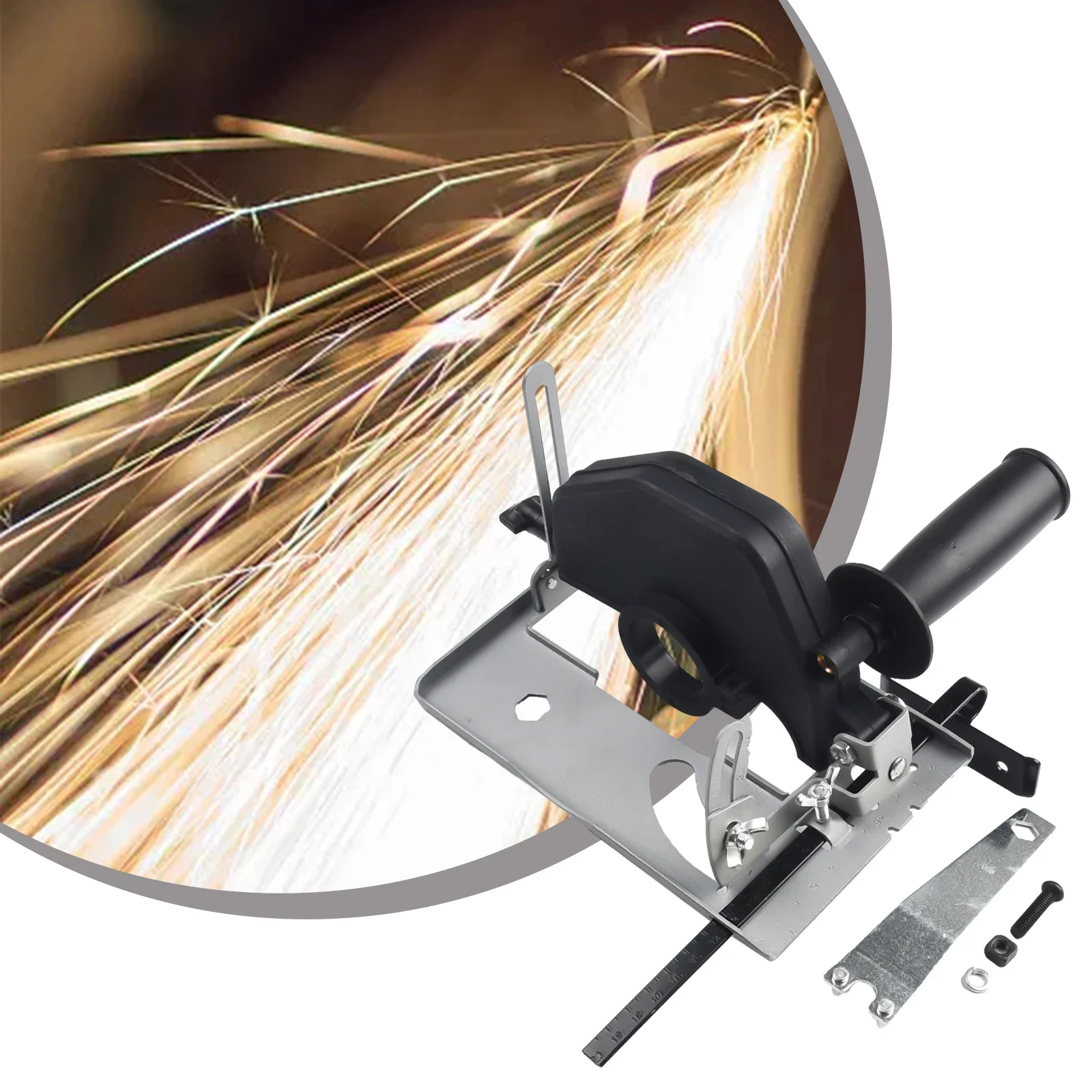 Ручная угловая шлифовальная машина конвертер в режущий станок кронштейн база