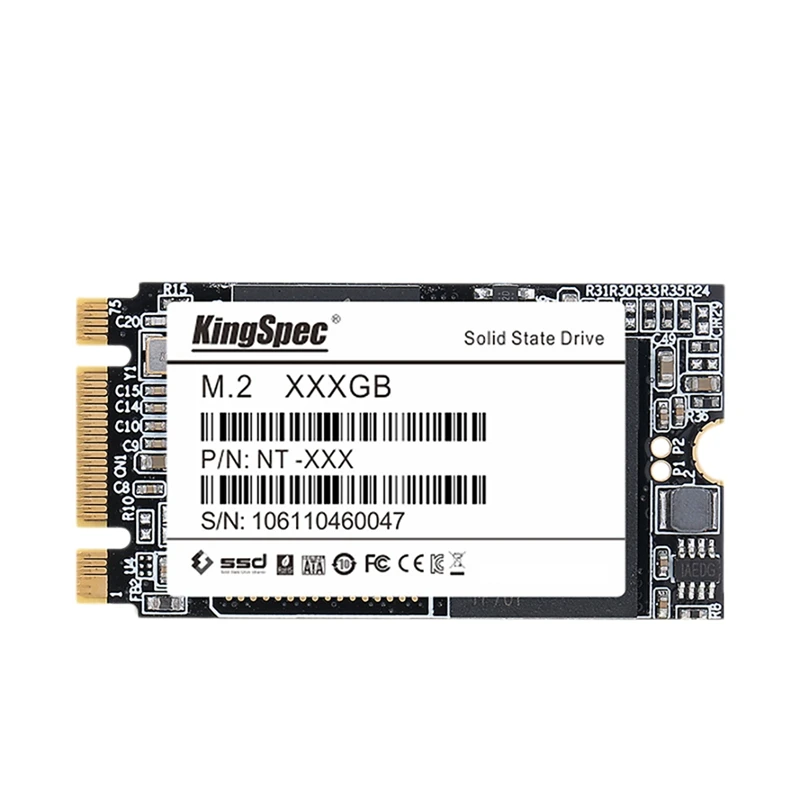 Kingspec SSD M.2 NGFF 2242 SATA III 6Gb/S Internal Solid State Drive For PC Desktop Laptop Internal Drive HDD