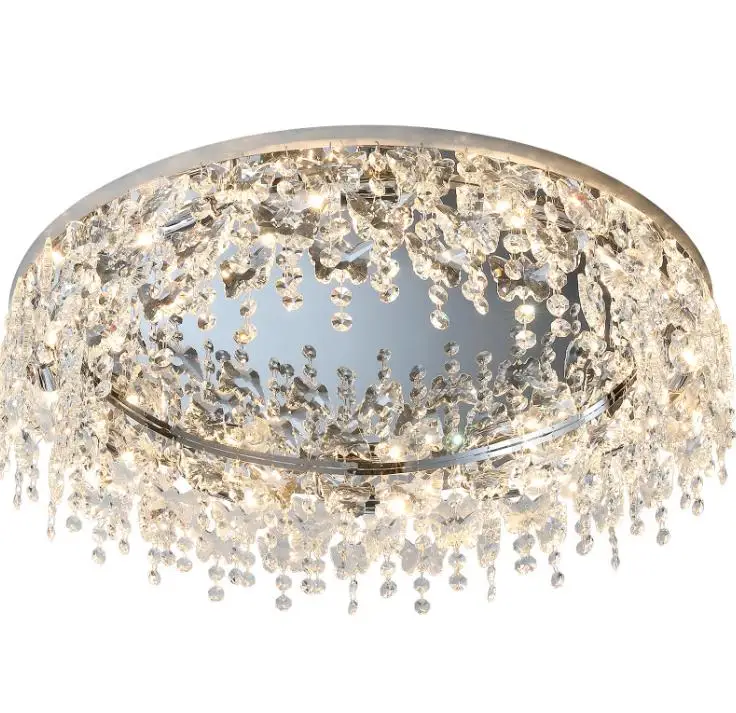 

Light luxury crystal living room ceiling light Modern bedroom ceiling light
