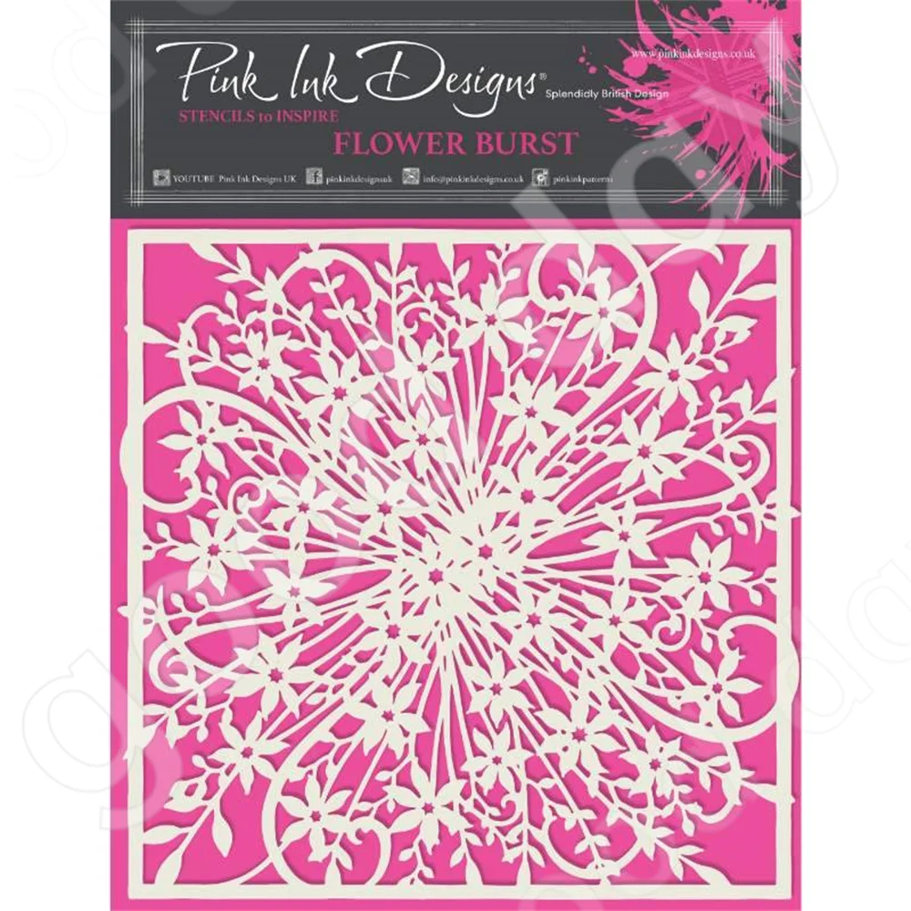 

2022 Arrival New Flower Burst Metal Cutting Stencil Scrapbook Diary Decoration Embossing Template Diy Greeting Card Handmade