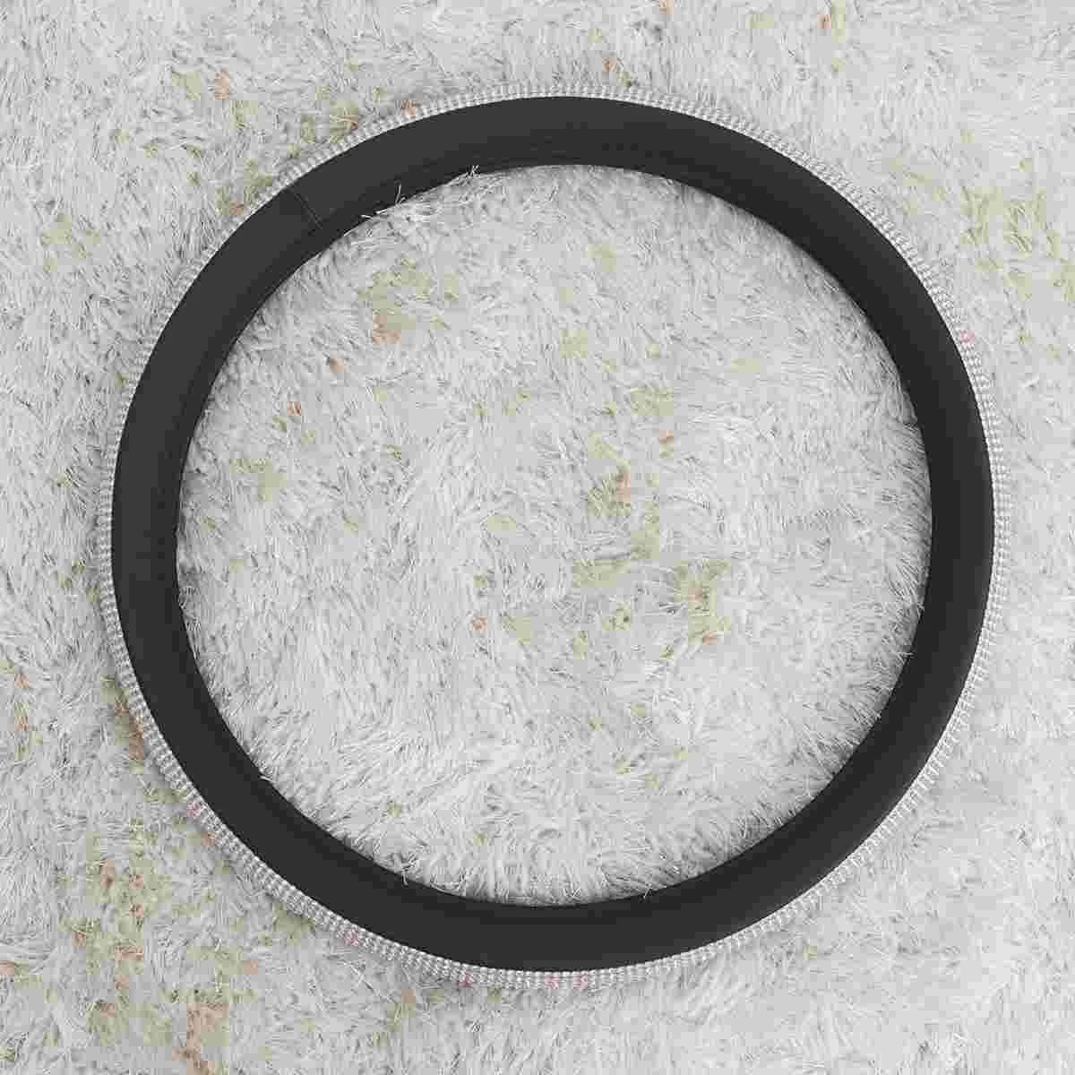 

1pc Car Steering Wheel Cover Fuzzy Steering Wheel Cover Crystal Steering Wheel Cover Rhinestones Steering Wheel Covers