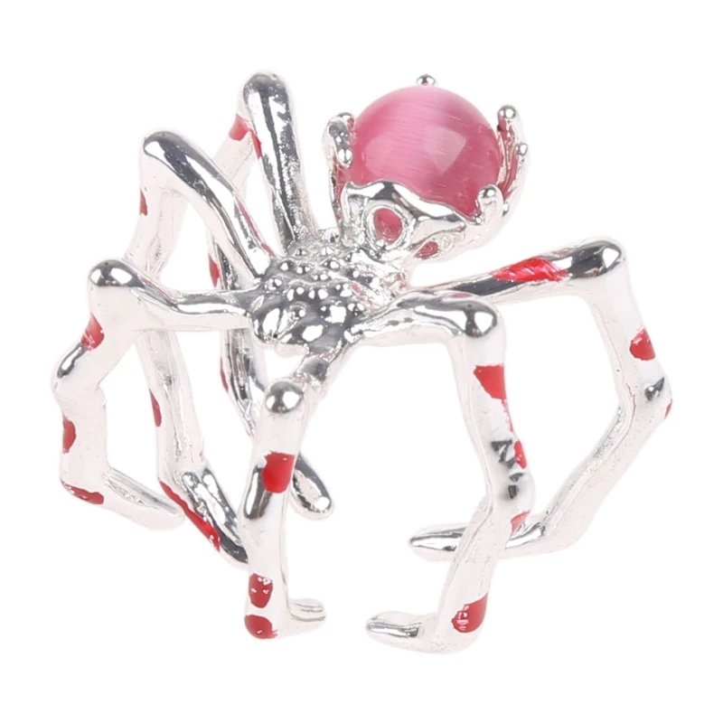 

Ghost Festival Gothic Animal Arachnid Ring Simulation Spider Ring Retro Ring