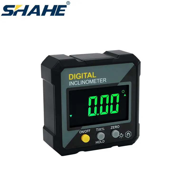 SHAHE New Angle goniometro 360 gradi Mini Electronic Digital goniometro inclinometro angolo Finder Gauge scatola di misurazione