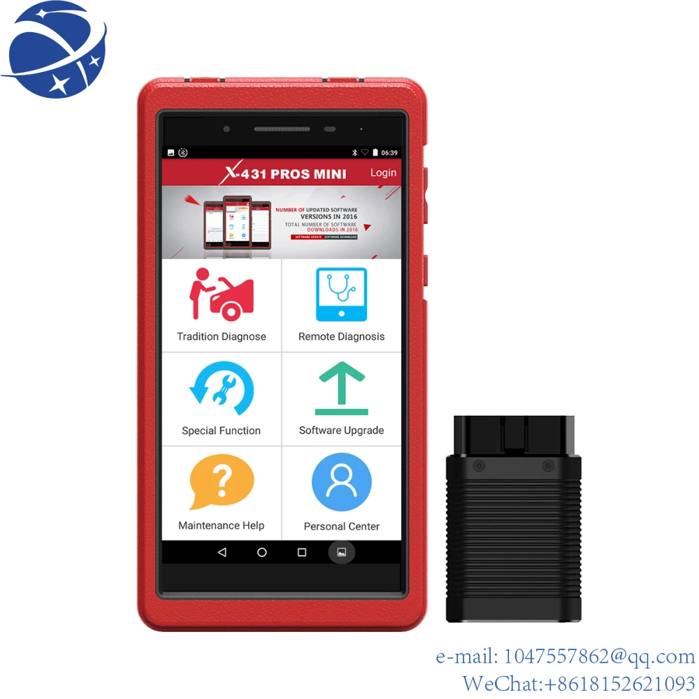 

YunYiOriginal Launch X431 PROS MINI BT Wi-Fi функциональный Автомобильный сканер, система диагностики неисправностей автомобиля, бесщеточный Электрический