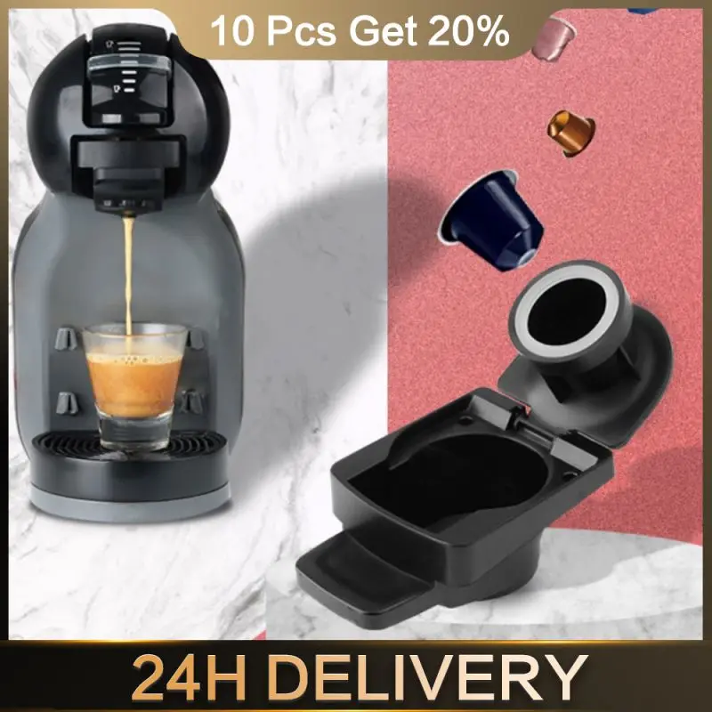 

Многоразовый капсульный конверсионный поднос для капсул Nespresso преобразует в держатель, совместимый с Dolce Gusto Crema Maker CoffeeFilter
