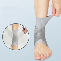 1 pair gym ankle strap protector breathable adjustable ankle support brace sports foot guard football cycling sports sock wraps
